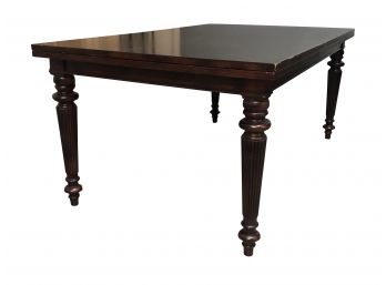 Cherry Wood Fluted Leg Dining Table