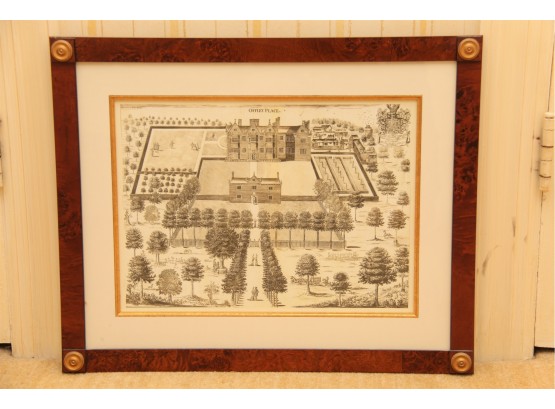 'Offley Place' Framed Etching Print By John Drapentier