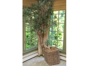 Faux Olive Tree Plant