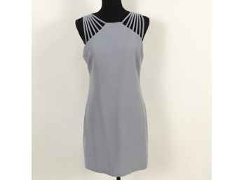 She & Sky Gray Multi Strap Dress Size M New With Tags