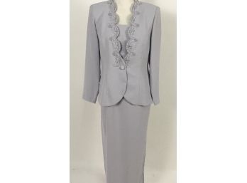 Karen. Iller NY Evening Gown With Jacket Size 8
