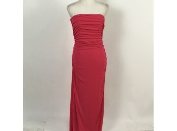 Kay Unger Pink Strapless  Gown Size 10