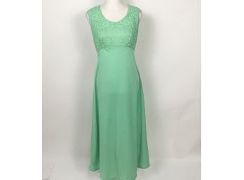 Aqua Green Lace Top Dress