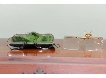 Two Pair Of Vintage Spectacles