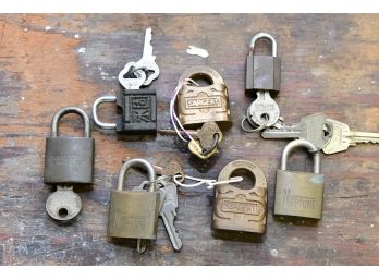 A Collection Of Vintage Locks