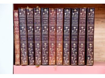 Antique Victor Hugo Book Set Of 11 Volumes