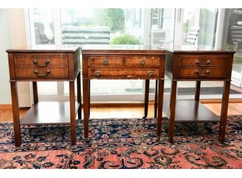 A Trio Of Vintage Mahogany Side Tables
