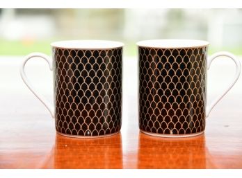 A Pair Of Lynn Chase Midnight Collection Mugs