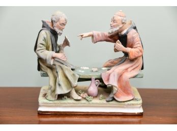 A Pair Of Wisemen Playing Cards