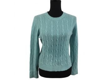 Glenmatch Aqua 100 Percent Cashmere Sweater Size M