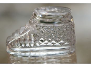 Waterford Glass Baby Shoe