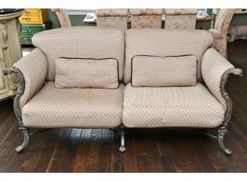 Lion Head Loveseat With Cushions From Fortunoff