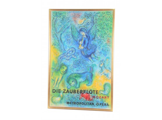 Die Zauberflote Mozart Metropolitan Opera - D'Apres Marc Chagall Framed Art