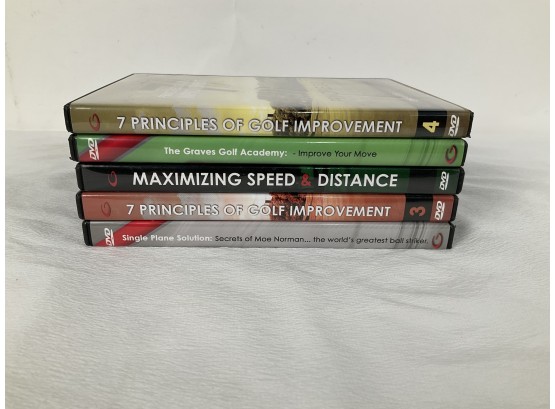 Collection Of Graves Golf Academy DVD's