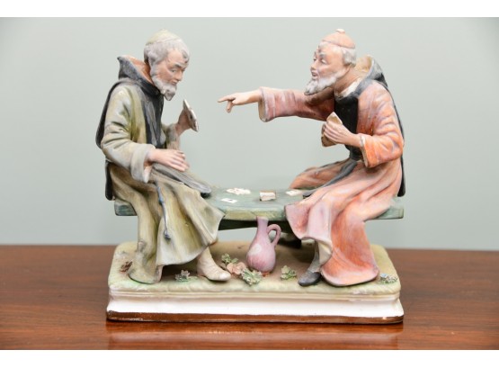 A Pair Of Wisemen Playing Cards