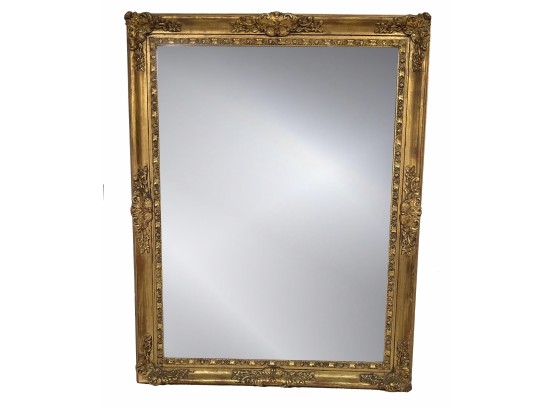 A Large Gold Gilt Wall Mirror