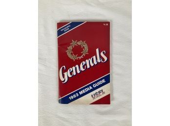 Generals 1983 Media Guide