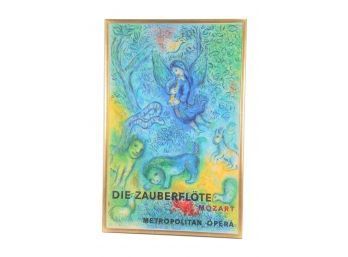 Die Zauberflote Mozart Metropolitan Opera - D'Apres Marc Chagall Framed Art