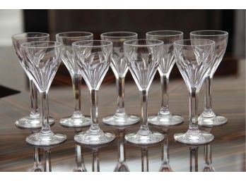 St Louis France Cordial Glasses