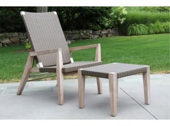 Janus Et Cie Boxwood Collection Chair And Ottoman Paid $3200