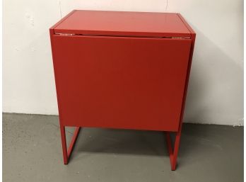 A Red Folding Table