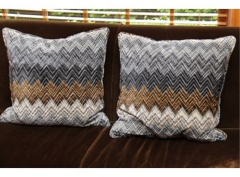 A Pair Of Custom Throw Pillows