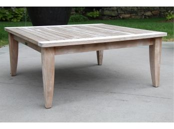 A Janus Et Cie Teak Outdoor Table Paid $2200