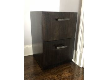 A 2 Drawer Modern Rolling File Cabinet