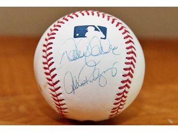 A Derek Jeter And Alex Rodriguez Signed Baseball With COA