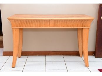 An Ash Maple Console Table