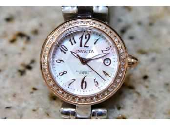 Women's Invicta Watch With Genuine Diamond Accents