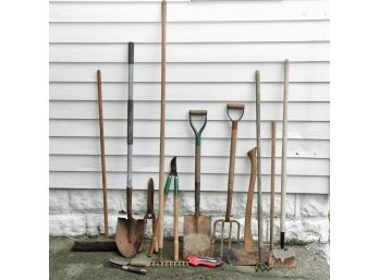 Group Of Garden Tools