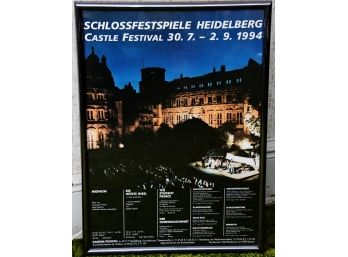 Schlossfesttpiele Heidelfberg Castle Festival Framed Print