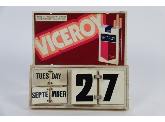 Vintage Viceroy Cigarettes Calender
