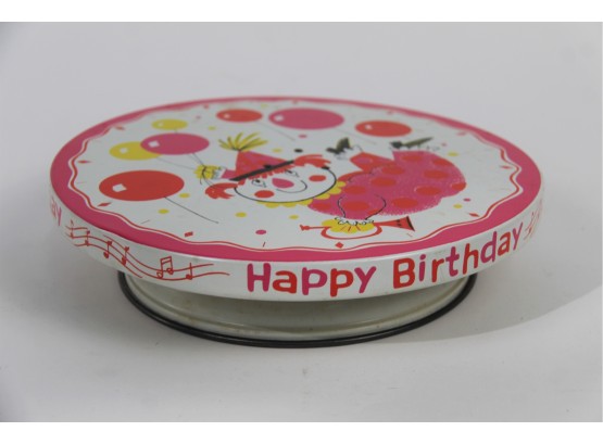 Vintage Musical Cake Plate By Fabcraft Inc.