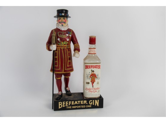 Beefeater Gin Display Stand With Figurine & Bottle