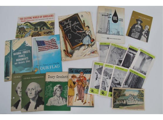 Vintage Educational Books & Flash Cards
