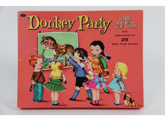 Vintage Donkey Party Game By Whitman