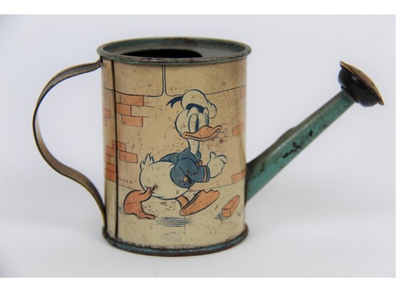 Vintage Donald Duck Watering Tin