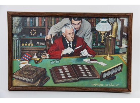 1973 Norman Rockwell 'The Collector' Framed Print
