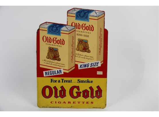 Old Gold Cigarettes Vintage Sign