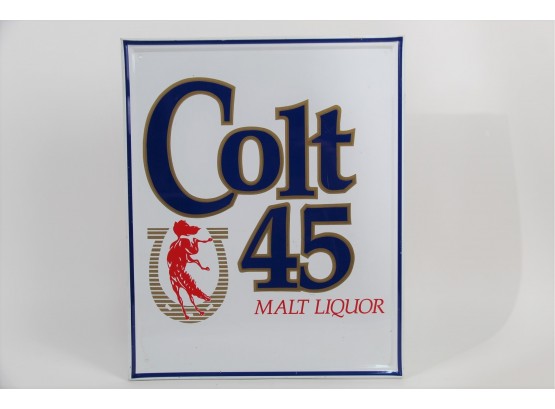 Colt 45 Malt Liquor Vintage Sign