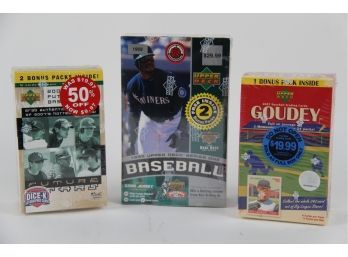 Unopened Upper Deck Baseball Card Packs
