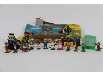 Quick Draw McGraw TV Play Set By Marx Toys