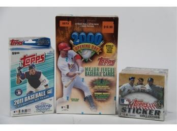 Unopened Topps Baseball Card Packs