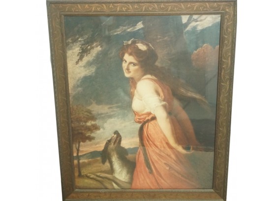 Portrait Of Lady Hamilton By Elisabeth Louise Vige Le Brun
