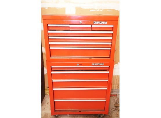 Craftsman Tool Chest With Assorted Hand Tools