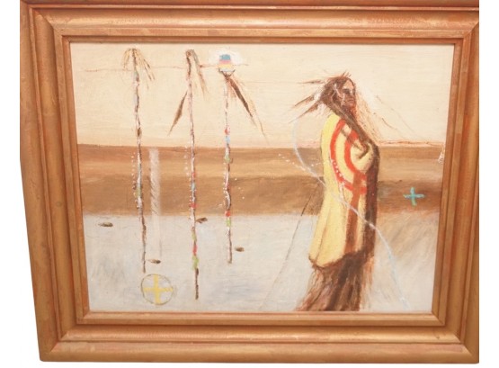 Native American Tribal Dream Oil Painting