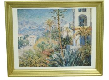 Villas In Bordighera By Claude Monet Framed Print