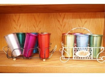 Dozen Colorful Aluminum Cups